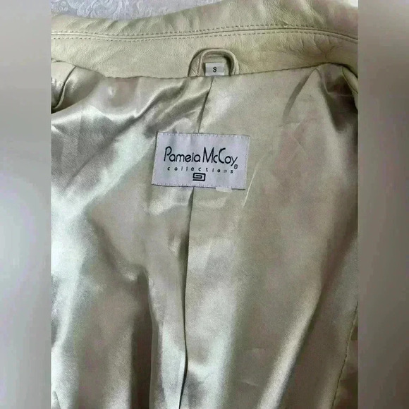 VINTAGE Pamela McCoy Genuine Leather Jacket ~ Small ~ Incredible Condition! - Picture 6 of 13